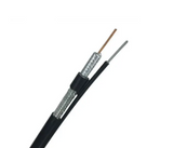 Cable Coaxial Negro de Exterior con Mensajero – Alta Resistencia y Desempeño