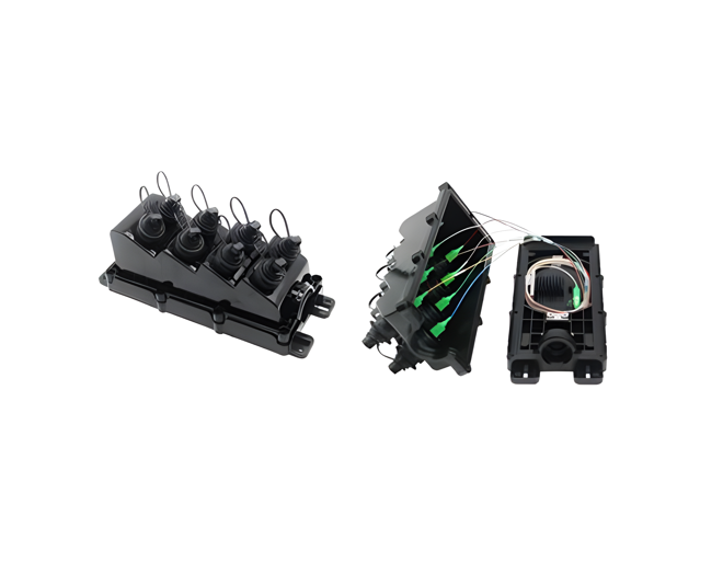 Caja Terminal Multiservicio 8 Puertos – Entrada OptiTap con Splitter 1×8 Integrado