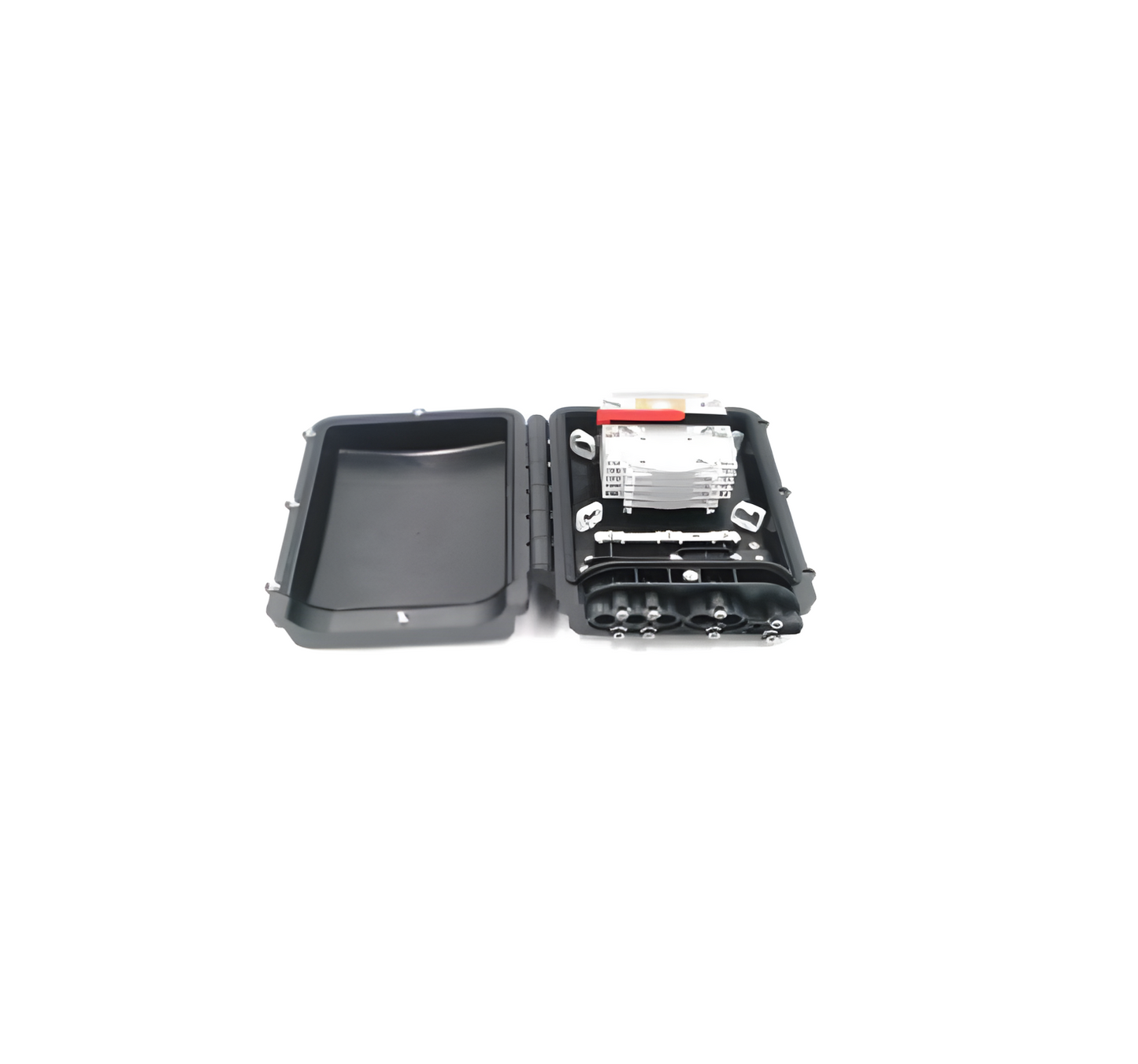 Caja Terminal Óptica SP-GPJ09-8201 – Compacta y Segura para Derivaciones en Redes Ópticas