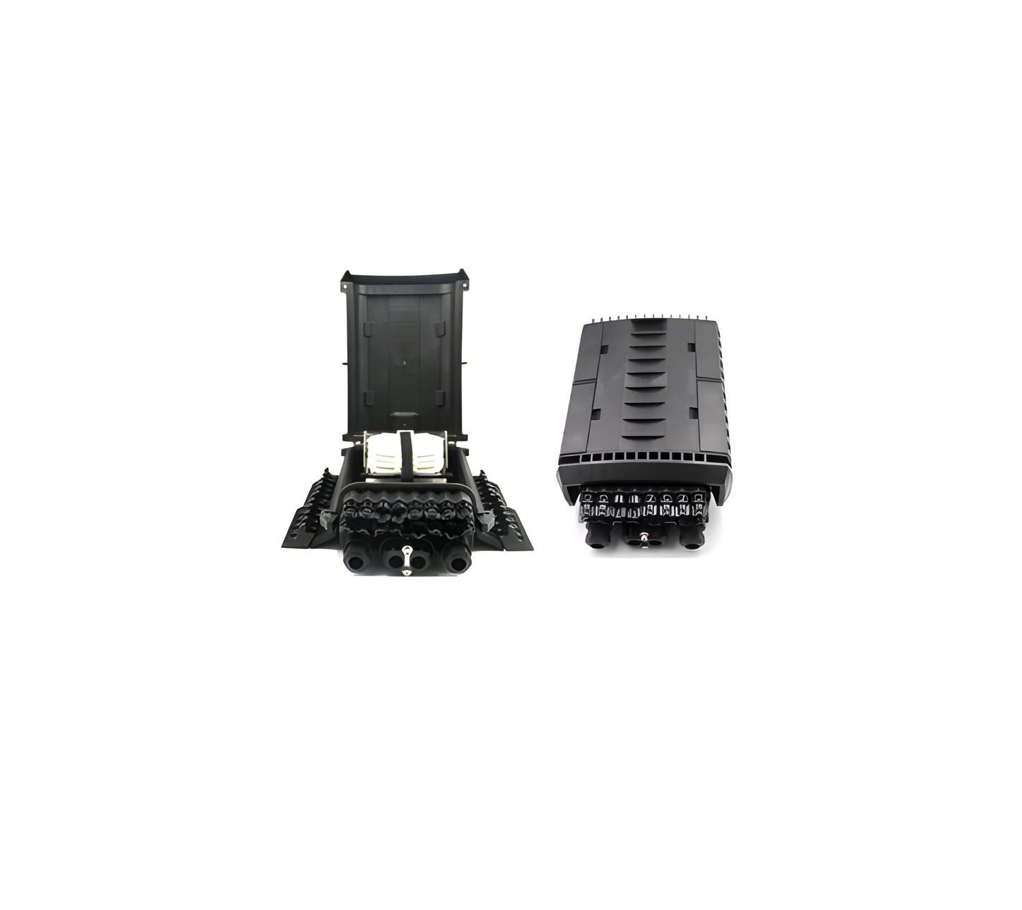 Caja de Empalme Óptico SP-GJSC-01 – Protección y versatilidad para empalmes en exteriores