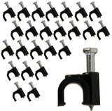 Grampas con Clavo de Acero 8 mm – Paquete 100 unidades
