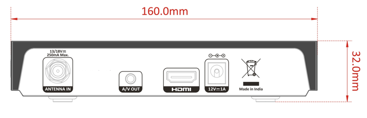 Set-Top Box Prime DTH Irdeto – Zapper DVB-S2 con HEVC