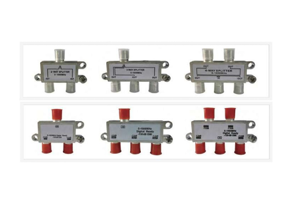 Splitter CATV Indoor 5–1000 MHz / 75 Ohm