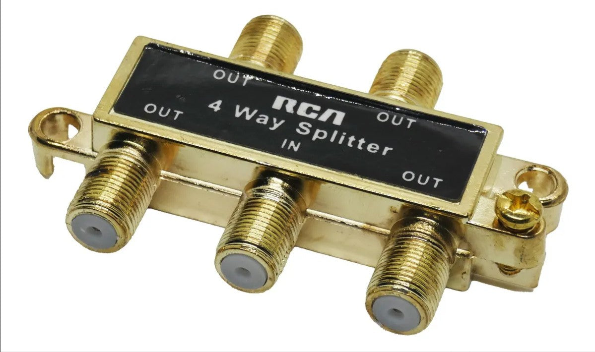Splitter Coaxial 1x4 de RCA