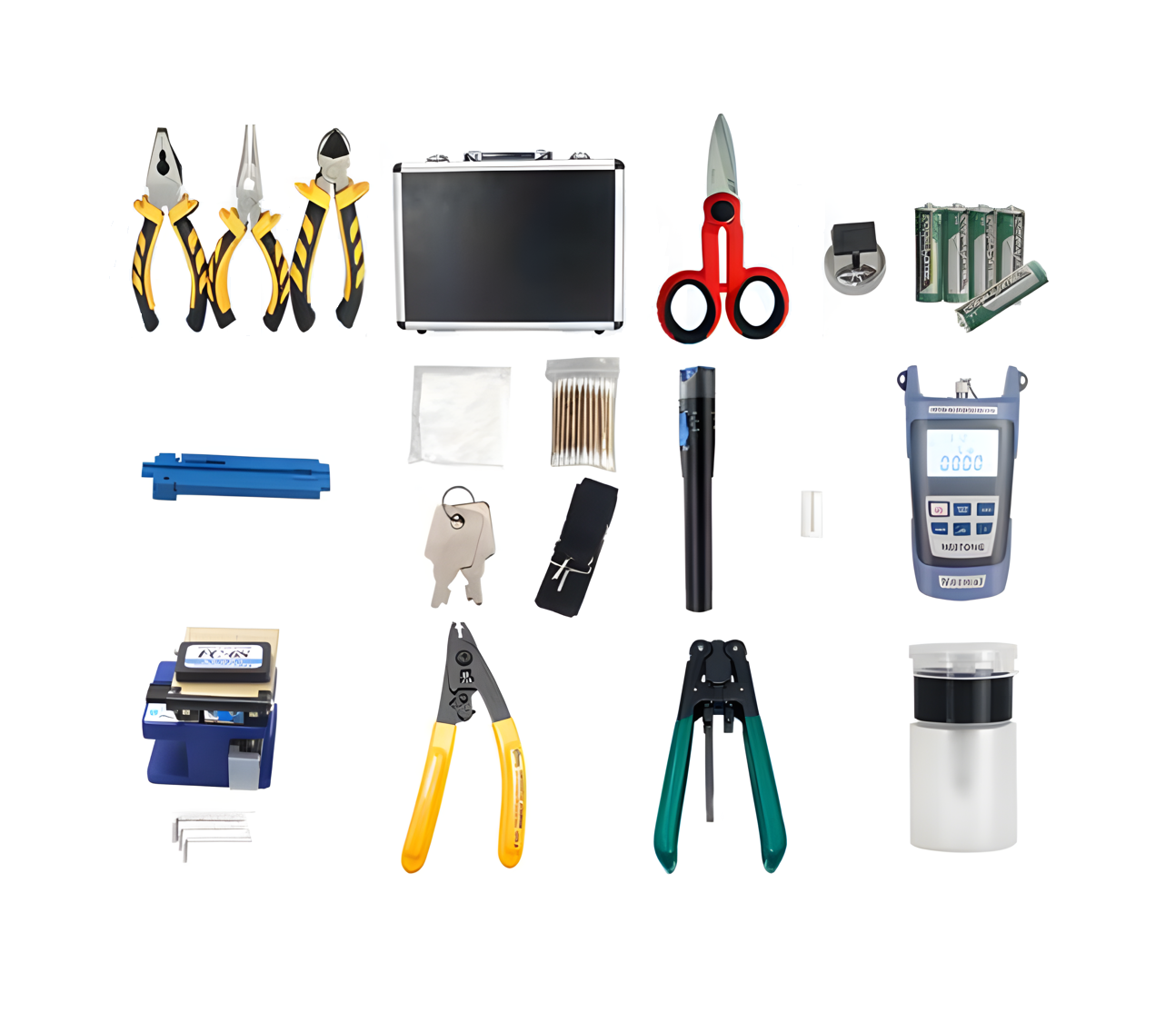 Kit Técnico para Instalación y Medición FTTH – GJ.0091 -- Maleta profesional equipada para trabajos en terreno