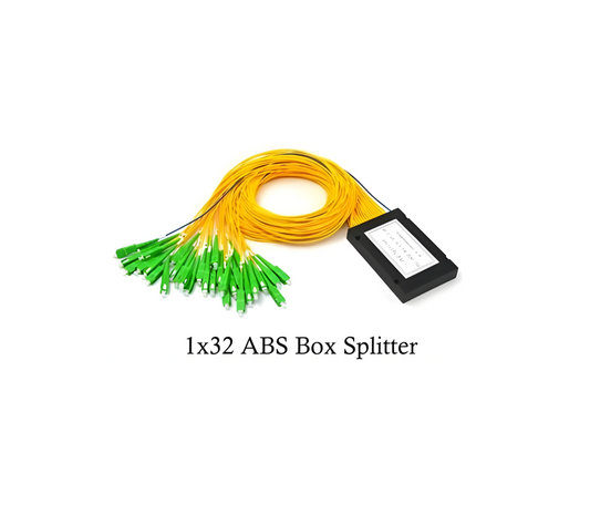 Divisor Óptico PLC tipo Caja ABS – 1x8, 1x16, 1x32