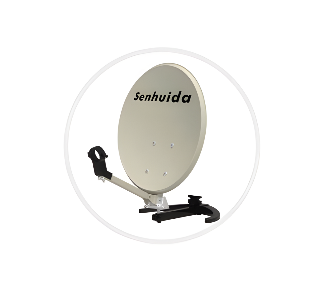 Antena Satelital Portátil 35 cm Camping Dish