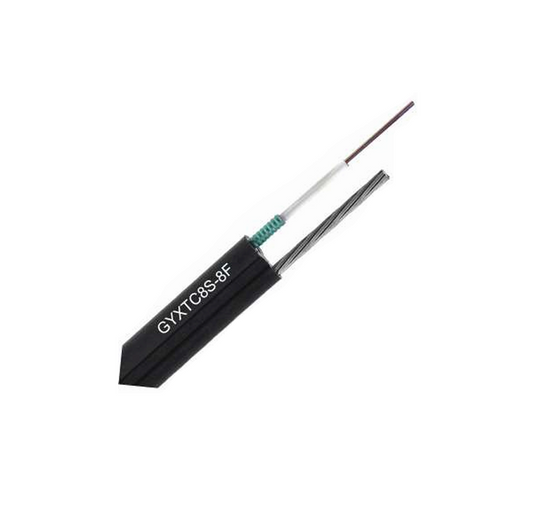 Cable de Fibra Óptica GYTC8S-8F – Autoportante con Mensajero de Acero para Redes Aéreas