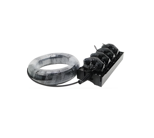 Caja Terminal Multiservicio 12 Puertos – Entrada Flat Drop de 12 Fibras con Pigtails Internos