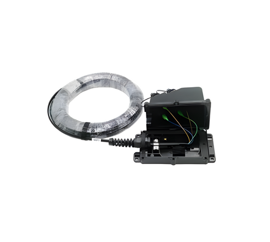Caja Terminal Multiservicio 4 Puertos – Entrada Flat Drop 4 Fibras con Pigtails Ramificados Internos