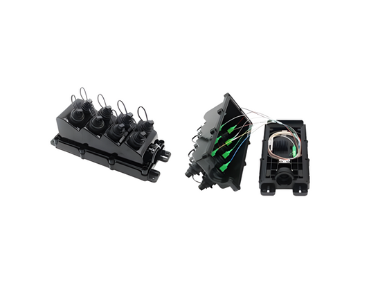 Caja Terminal Multiservicio 8 Puertos – Entrada OptiTap con Splitter 1×8 Integrado