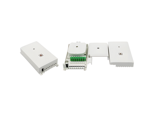 Caja Terminal Óptica SP-1602-8D – Con Splitter PLC 1x8 y 8 Puertos SC/APC