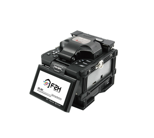 Fusionadora de Fibra Óptica GS-401 – Precisión y rapidez en empalmes profesionales