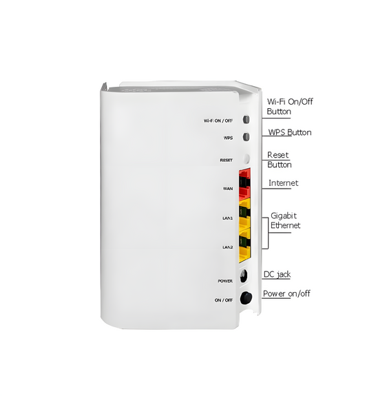 Router Prime-722M – AX1500 WiFi 6 Mesh con puertos Gigabit y control inteligente de banda