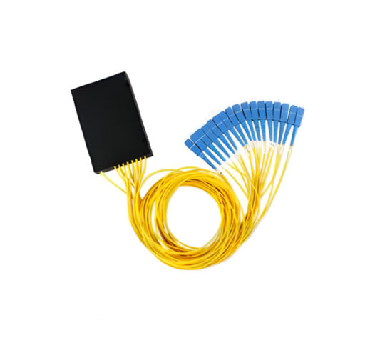 Splitter Óptico PLC 1x16 Tipo Cassette con Conectores SC/UPC