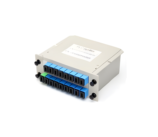 Splitter Óptico PLC 1x16 en Caja Cassette con Conectores SC/UPC
