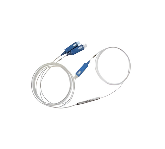 Splitter Óptico PLC 1x2 con Conectores SC/UPC
