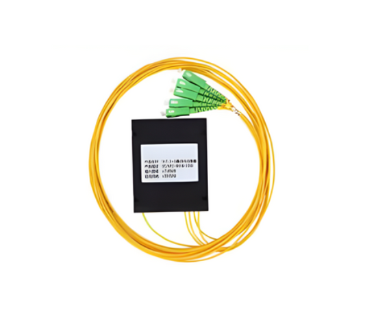 Splitter Óptico PLC 1x4 Tipo Cassette con Conectores SC/APC