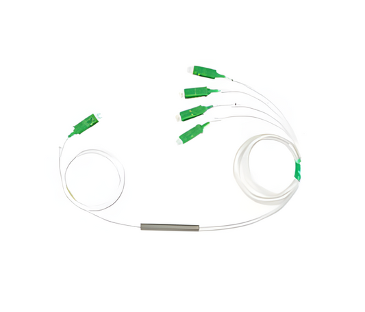 Splitter Óptico PLC 1x4 con Conectores SC/APC