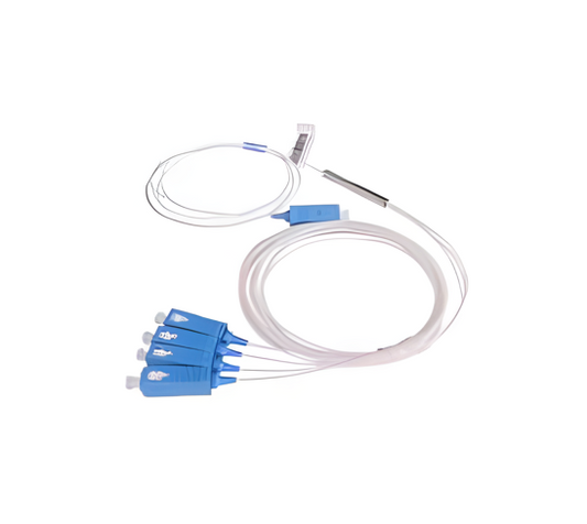 Splitter Óptico PLC 1x4 con Conectores SC/UPC