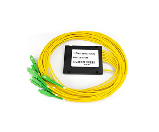 Splitter Óptico PLC 1x8 Tipo Cassette con Conectores SC/APC