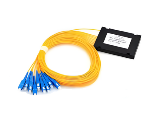 Splitter Óptico PLC 1x8 Tipo Cassette con Conectores SC/UPC
