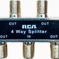 Splitter Coaxial 1x4 de RCA