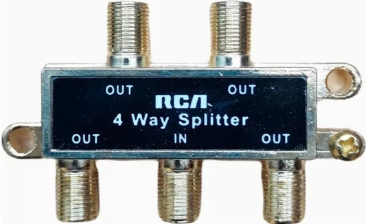 Splitter Coaxial 1x4 de RCA